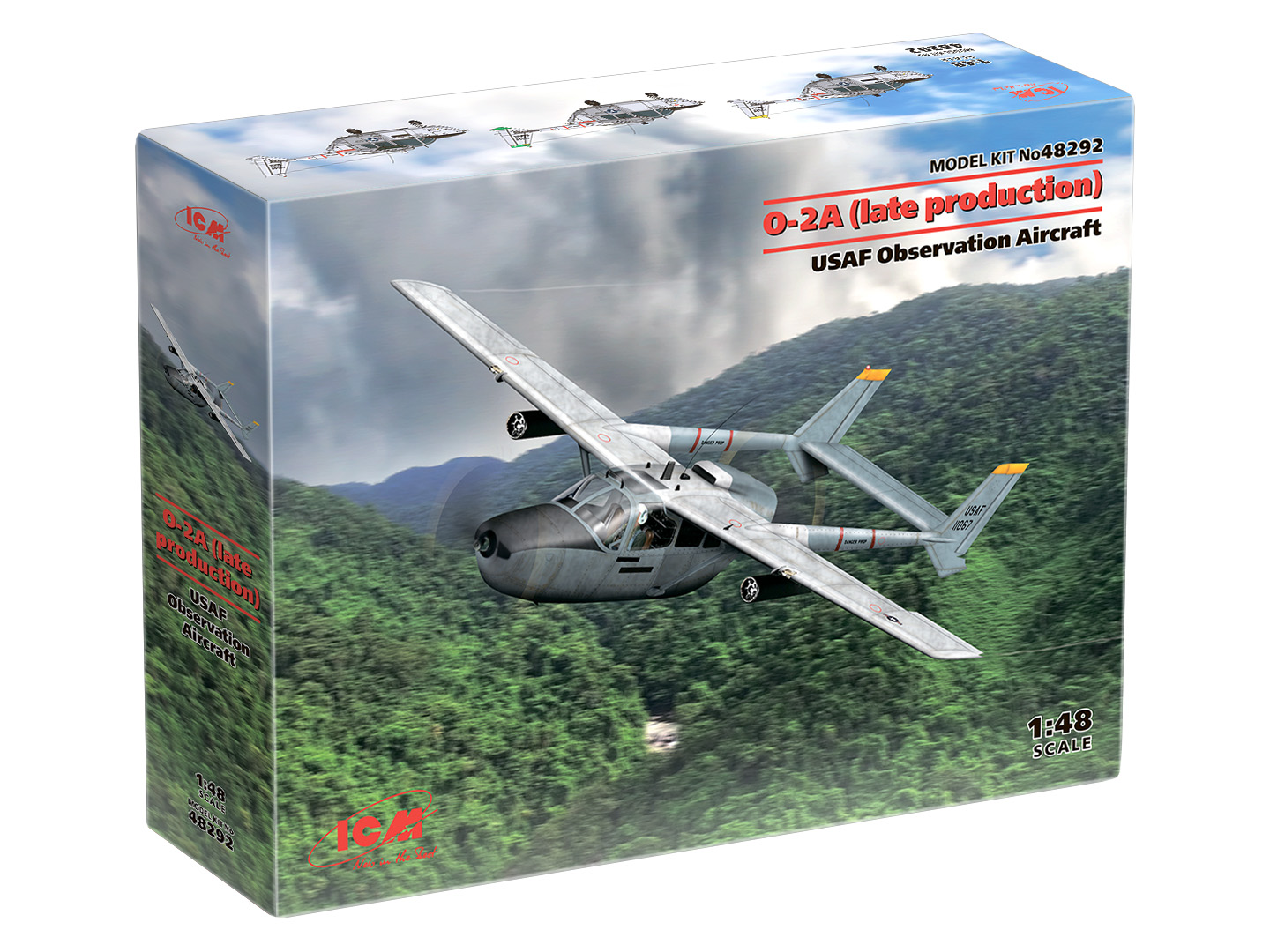 model samolotu cessna skymaster w skali 1/48