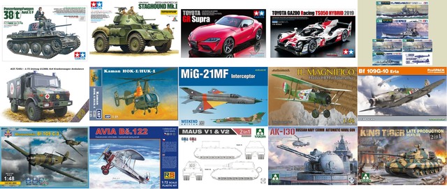 nowości: Tamiya, Takom, Eduard, Modelsvit, AMP, RS Models