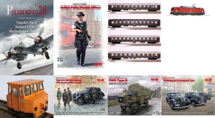 nowości: ICM, Roco, Robo, Rivarossi, Stratus